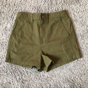 Madewell Camp Short, Olive Green XS